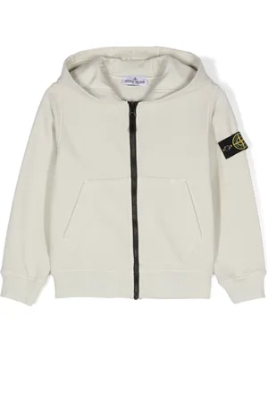 Stone Island Compass-badge zipped hoodie