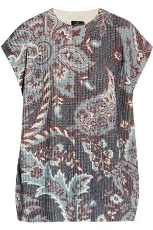 Etro Paisley-print wool top