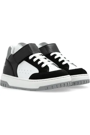 VERSACE Colour-block leather sneakers