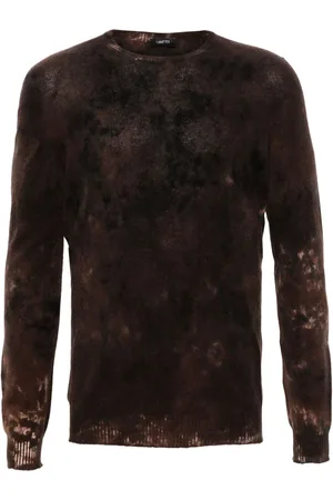 AVANT TOI Bleached-effect cashmere jumper