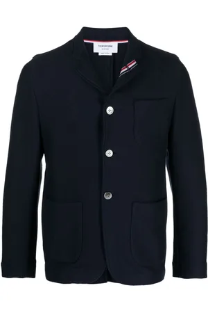 Thom Browne RWB-stripe cotton blazer