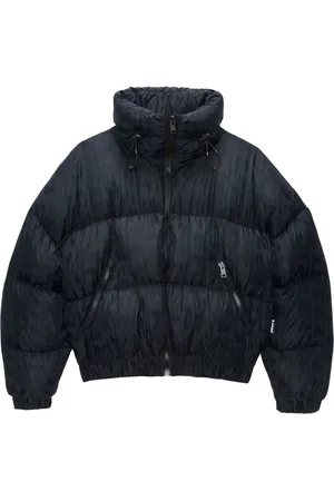 Msgm Abstract-print puffer jacket