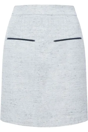 Proenza Schouler Judith mélange-effect skirt