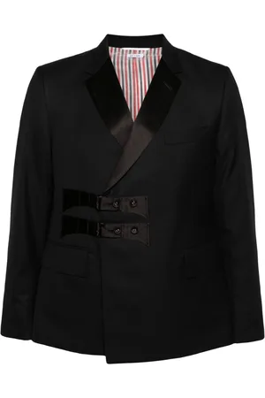 Thom Browne Notched-lapels wool blazer