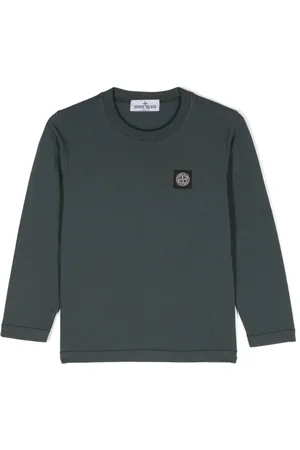 Stone Island Compass-patch cotton T-shirt