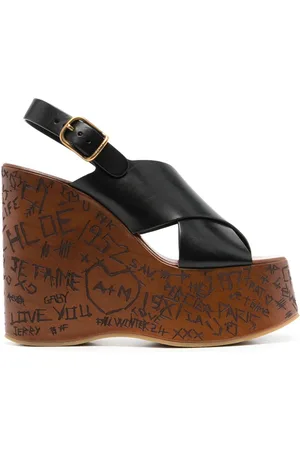 Chloé Maxime 130mm wedge sandals