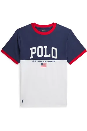 Ralph Lauren Logo-print two-tone T-shirt