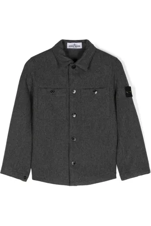 Stone Island Compass-badge shirt jacket