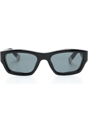 Jacquemus Les Lunettes Meridiano trapezoid-frame sunglasses