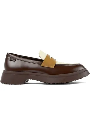 Camper Walden mismatched colour-block loafers