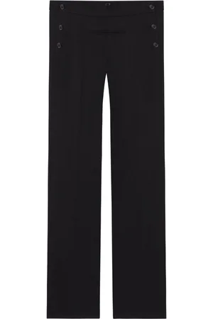Courrèges Flared wool trousers