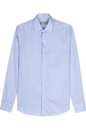CANALI Stripe-pattern cotton shirt