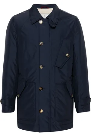 Brunello Cucinelli Single-breasted padded jacket