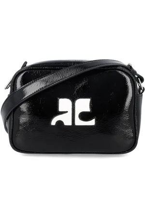 Courrèges Reedition Naplack leather mini bag