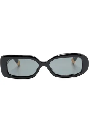 Jacquemus Les Lunettes Rond Carré asymmetric sunglasses