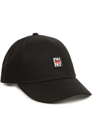 DKNY Logo-plaque cotton baseball cap