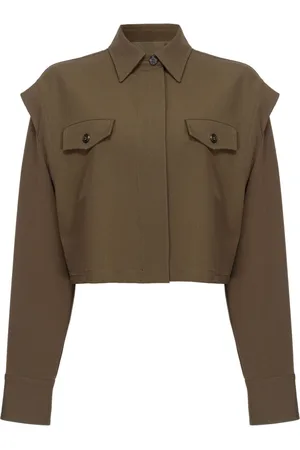 Pinko Fioriera cropped shirt