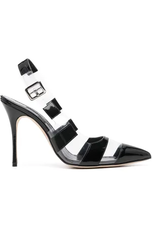 Manolo Blahnik Uxra 70mm slingback pumps