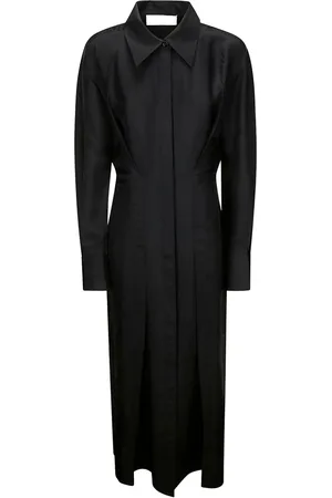 Rohe Long-sleeve silk shirt dress