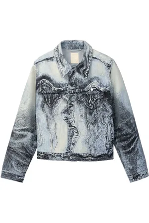 Camper Swirl-print denim jacket