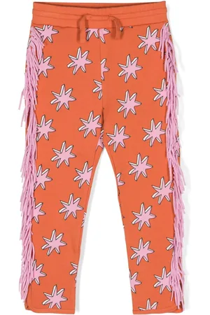 Stella McCartney Bright Stars fringed track pants