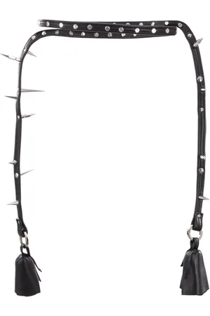 JORDAN LUCA Spiked leather belt