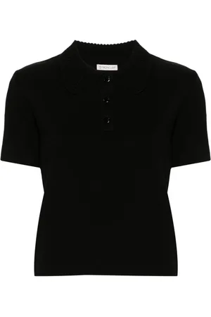 Moncler Logo-appliqué polo sweater