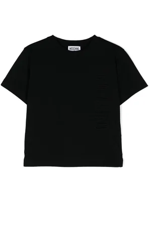 Moschino Logo-embossed cotton T-shirt