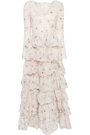 ZIMMERMANN Halliday floral-print gown