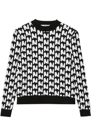 Msgm All-over-logo sweatshirt