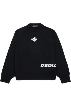 Dsquared2 Intarsia knit-logo jumper