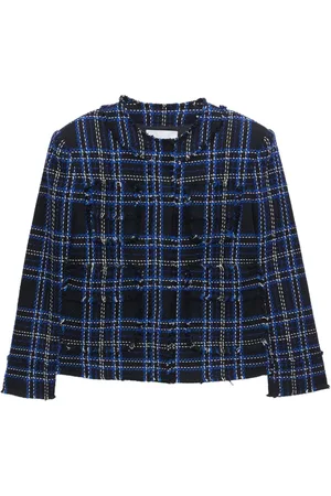 Msgm Check tweed jacket