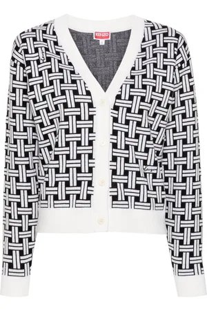 Kenzo Patterned-jacquard cardigan