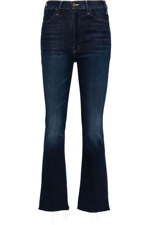 Mother The Hustler Flood straight-leg jeans