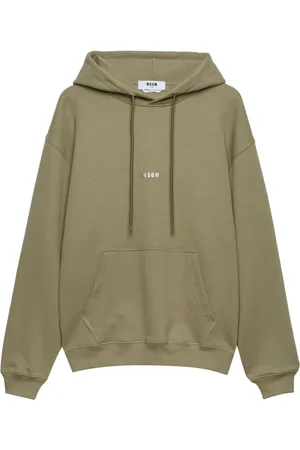 Msgm Slogan-print drawstring hoodie
