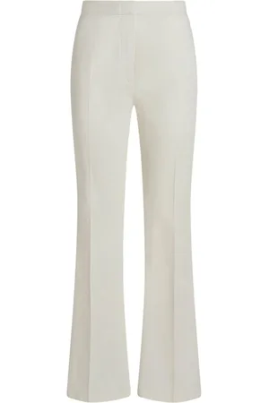 Etro Flared stretch-cotton trousers