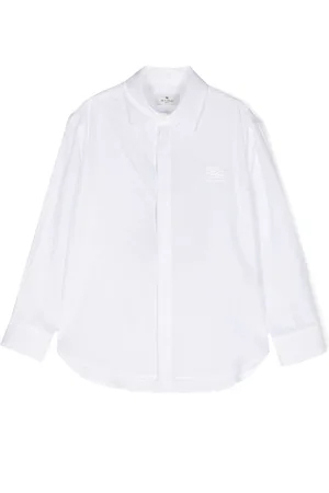 Etro Pegaso-embroidered button-up shirt