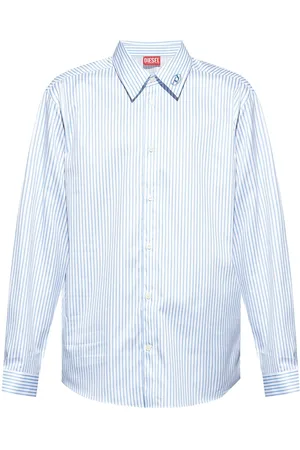 Diesel S-Turner striped cotton shirt
