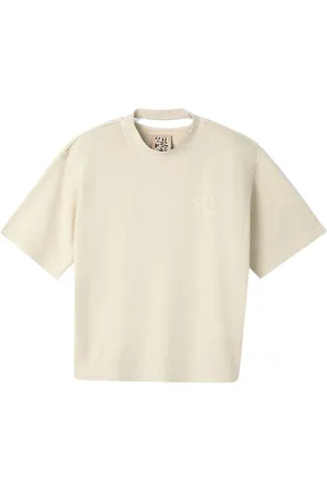 Camper Logo-embroidered cotton T-shirt