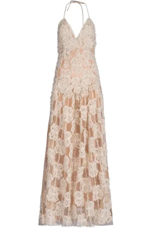 Silvia Tcherassi Danae floral-appliqué gown