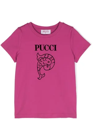PUCCI Junior Logo-print cotton T-shirt