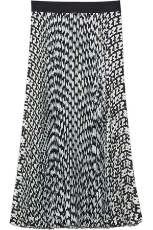 Msgm All-over-logo-print skirt