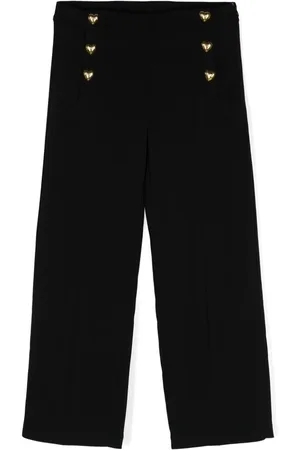 Moschino Decorative-buttons straight trousers