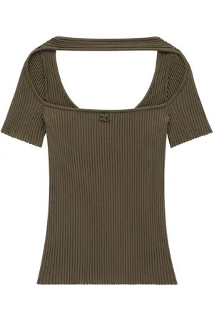 Courrèges Hyperbole cut-out top