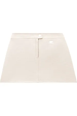 Courrèges Iconique vinyl skirt