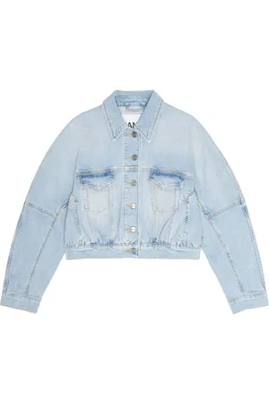 Ganni Cropped denim jacket