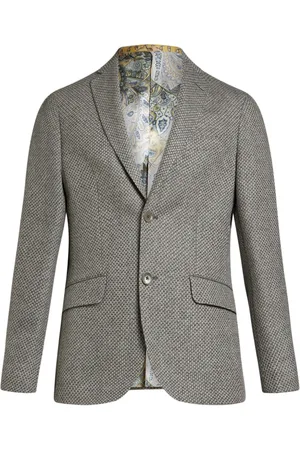 Etro Single-breasted wool blazer