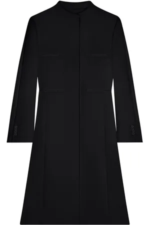 Courrèges Heritage crepe-texture coat