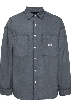 Izzue Embroidered-motif cotton shirt