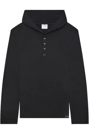 Courrèges Fine-knit wool hoodie